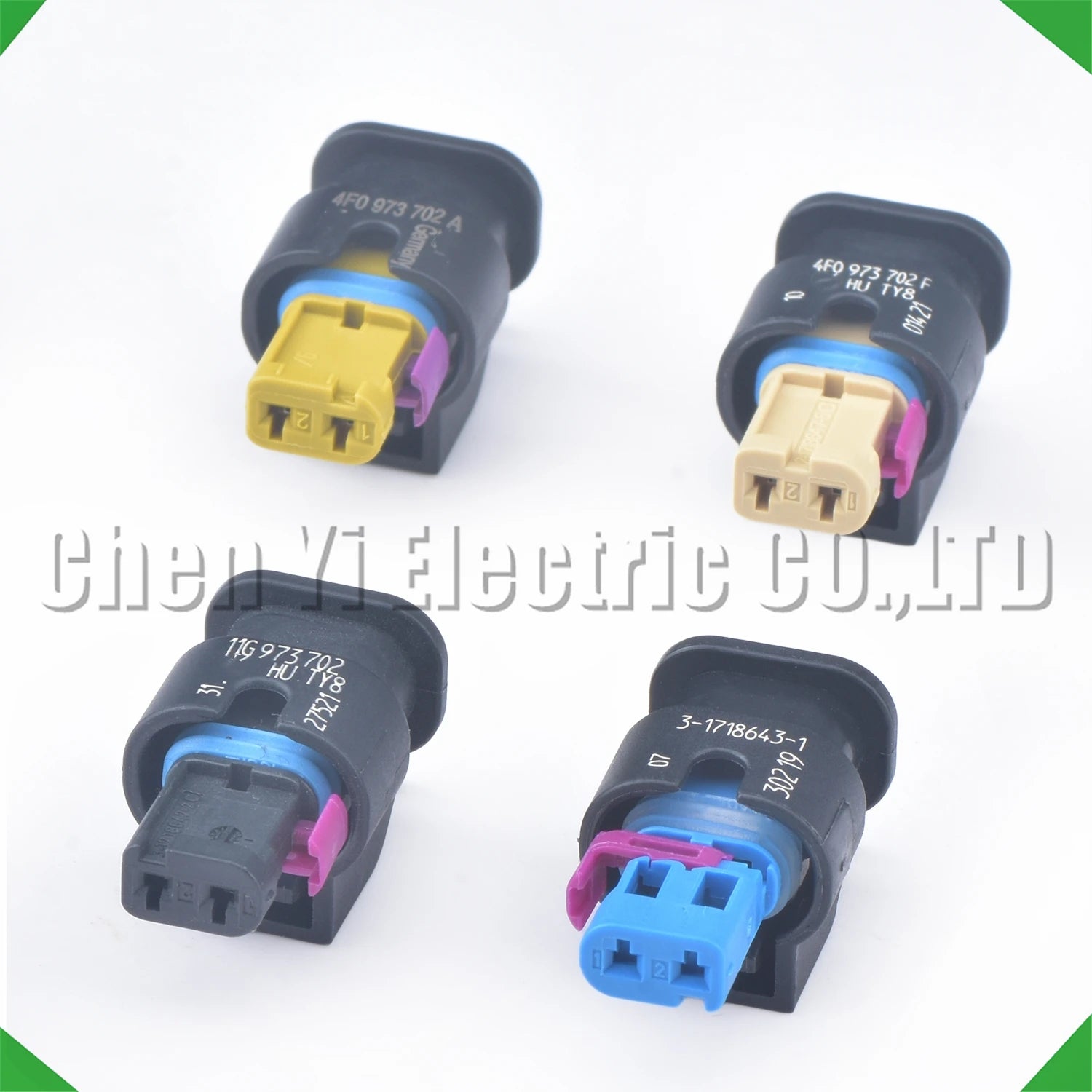 2 Pin Automobile waterproof connector vvt solenoid Ignition coil plug 4F0973702A 4F0973...