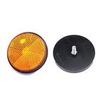Circular Reflector Universal Motorcycle ATV Scooter Dirt Bikes Refraction Light Parts Night Reflective Light MOTO Lighting Amagi