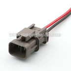 2-PIN Waterproof 6.3mm Male Female Connectors For Nissan Hyundai Matrix Elantra Alternator Socket 7122-6224-40 MG640188-5