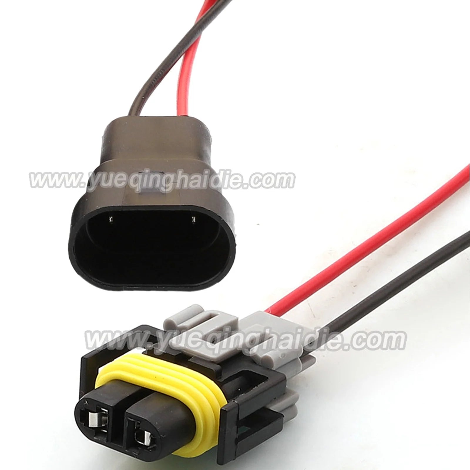 2 Pin Waterproof 2.8mm Series Female And Male Connectors Fog Lamp Light H11 H8 H9 Lamp Socket 12124819/12124817/12020807
