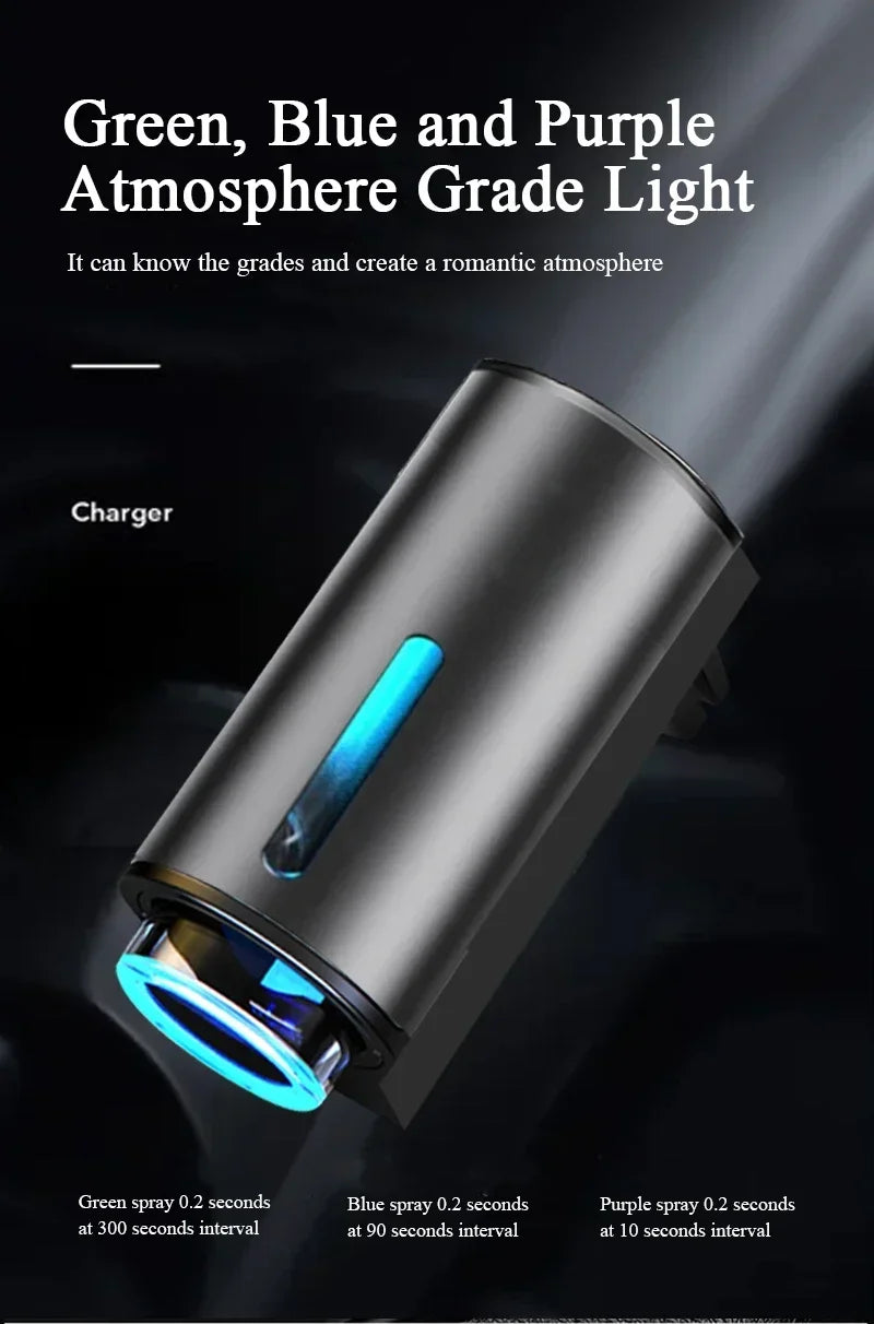 Smart Car Fragrance Diffuser Automobile Aromatherapy Air Freshener Interior Deodorizer Light Scent Start Stop Aromatherapy Amagi