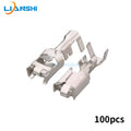 100pcs 6.3 series automotive connector terminal copper tinned DJ629-E6.3B