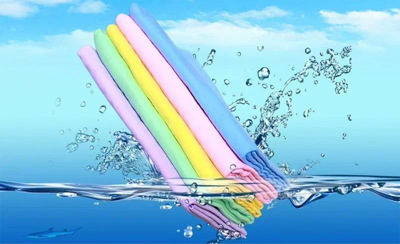 Thickened Large PVA Deer Skin Towel Car Wash Towel Pet Absorbent Towel Hair Dryer Home Car Cleaning Cloth Soft Surface Wipe Amag