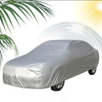 Universal Fit Full Car Cover Waterproof Dustproof All-Season PE Film Coat with Aluminum Protective Sunshade UV Ray Reflection