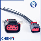 6 Pin Auto Accelerator Pedal throttle valve Connector Air flow meter Wiring Harness Plug 1438153-5 1-1419168-1 For Ford Mazda