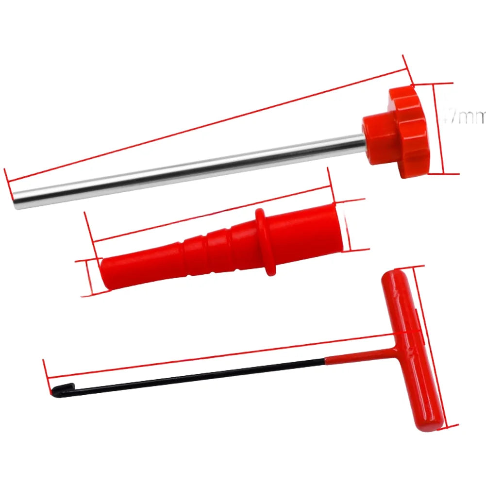 4X Tire Valve Stem Installation Tool Kit Quick Removal No Tire Removal Car Valve Stem Tool Kit For Replacing Leaky Valves In Car