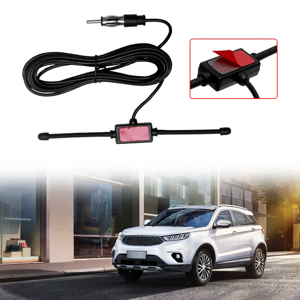Car Dipole Antenna Boat Stereo AM FM Glass Antenna Radio Car Antenna Radio Universal Automobile Parts Car GPS Accessories