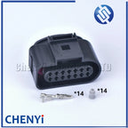 14 Pin car xenon headlights plug Auto 09G Gearbox Cable Socket waterproof connector 6X0973717 6X0973817 6X0 973 817