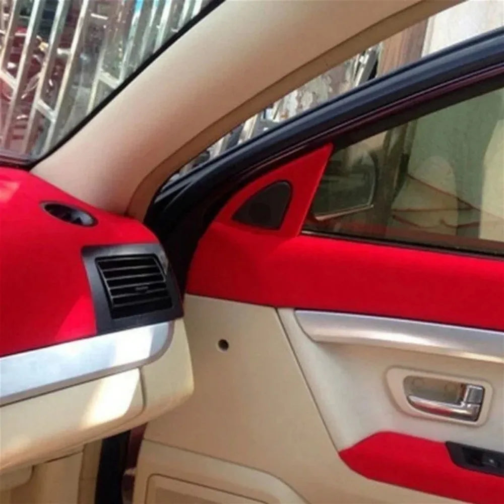 40x148cm Self Adhesive Car Interior Soft Velvet Fabric Velour Felt Sticker Vinyl Film DIY Handmade Car Decoration
