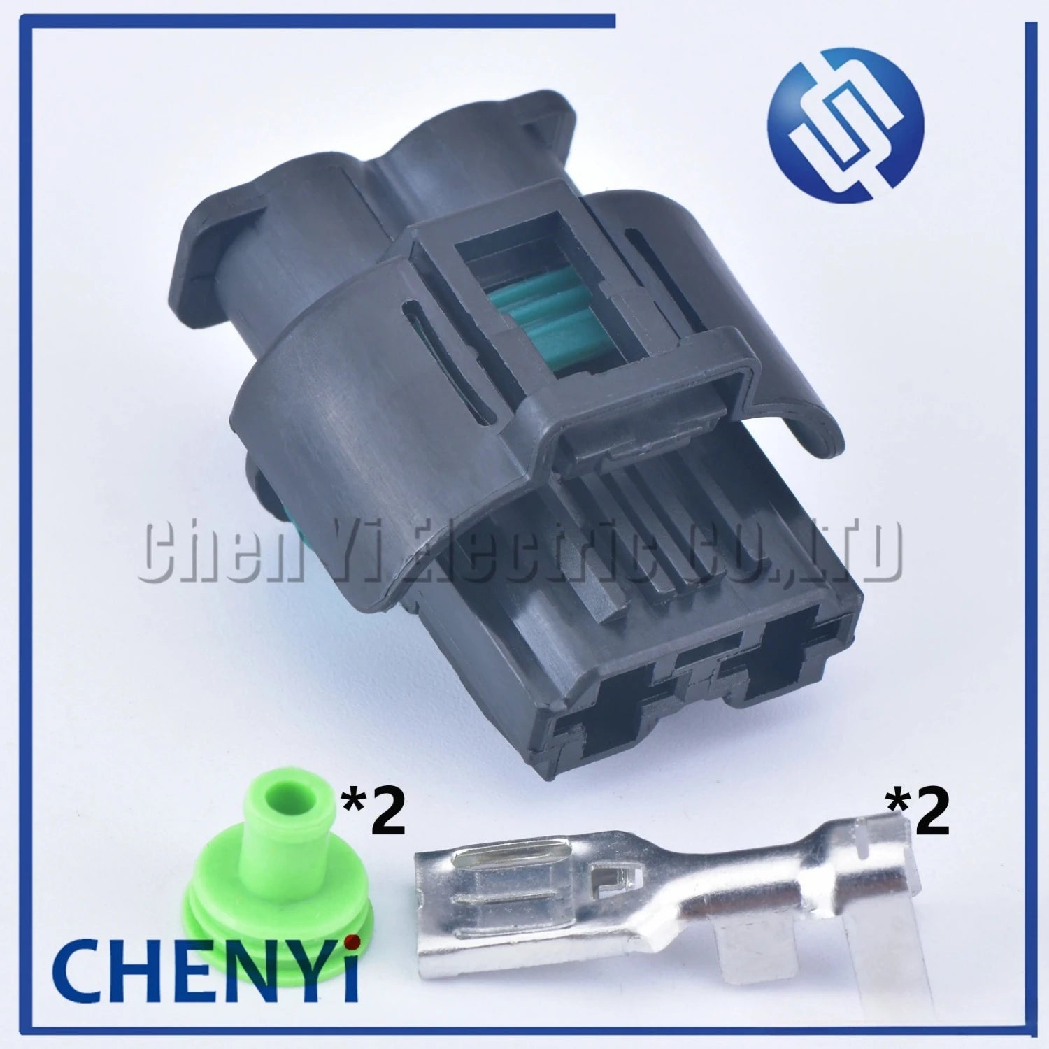 2 Pin 8 mm series Auto Waterproof Connector Sealed Electrical Fuse Box Plug 1544317-1 1544678-2 For Citroen C2 C3 C4