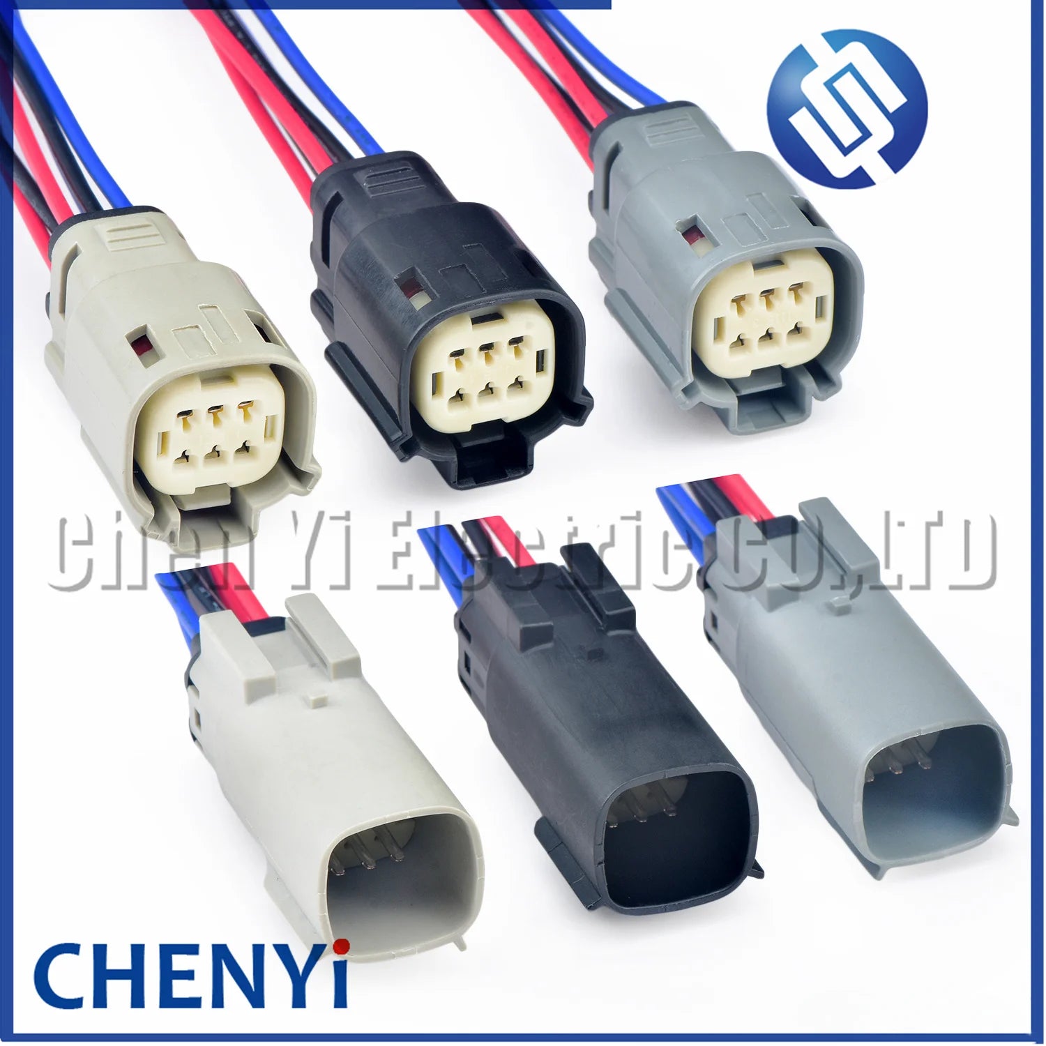 6 Pin Automotive waterproof connector Tail light Bumper Light Fog Light Wire harness Plug For Ford Buick Chevrolet Cadillac