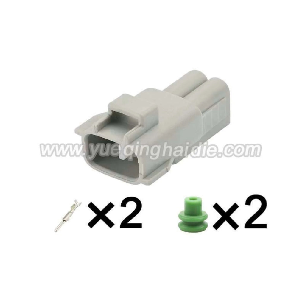 2PIN Automotive Plastic Waterproof 2.2mm Male Female Connectors Wiring Harness  Cable Socket For Toyota 90980-11486 6189-0175