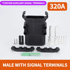1/5/20 Sets REMA Type Connector 80A 160A 320A Electric Forklift Power High Current Battery Charger Male And Female Plugs Sockets