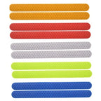 6/2pcs Car Reflective Safety Strip Stickers Car Rearview Mirror Reflective Sticker Reflective Warning Safety Tape Accessories