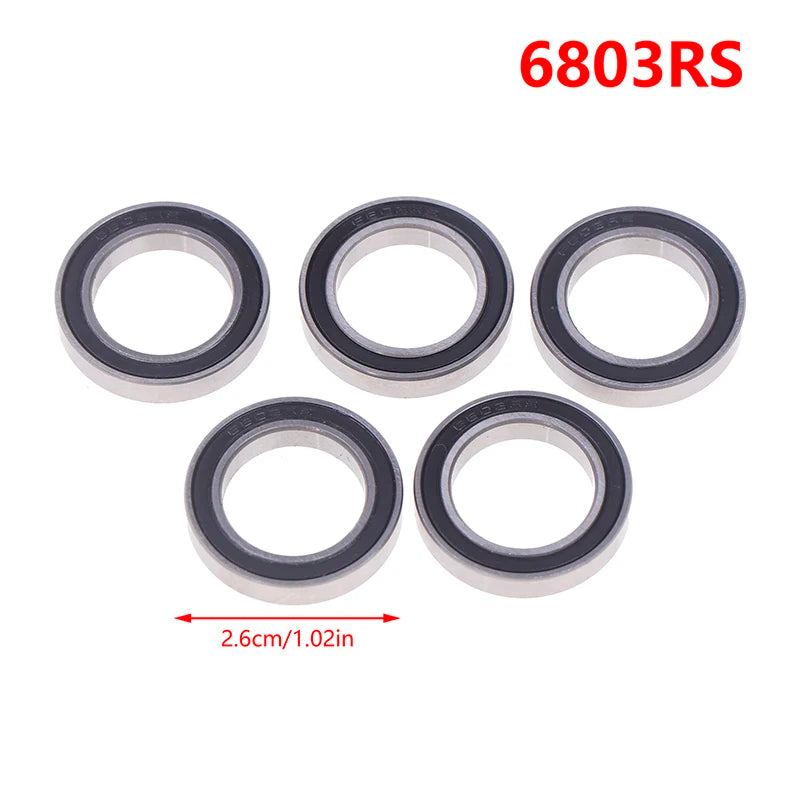 5Pcs Bearing 6800 6801 6802 6803 6804 6805 6806 DDU Thin Deep Groove Ball Bearings