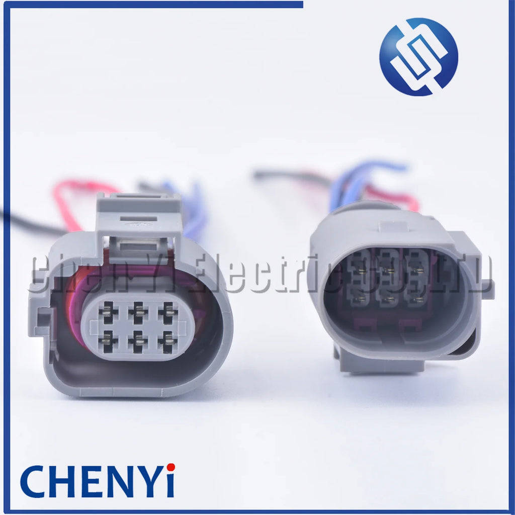 6 Pin EGR Valve Connector Plug With 15cm 18AWG Cable Wire Harness 1J0 973 713 G 1J0973713G 42121200 4G0973813B 4G0 973 813B