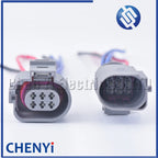 6 Pin EGR Valve Connector Plug With 15cm 18AWG Cable Wire Harness 1J0 973 713 G 1J0973713G 42121200 4G0973813B 4G0 973 813B