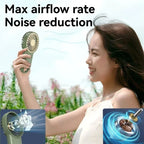 Creative Mini Handheld Small Fan USB Charging Portable 3 Speed High Wind Desktop Office Travel Pocket Fan Hangable Buckle Amagi