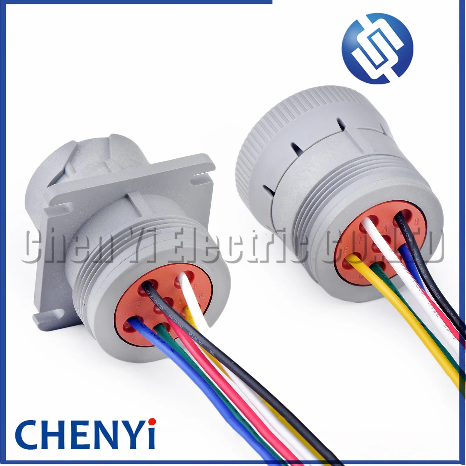 Gray 6 Pin HD16-6-96S HD10-6-96P 1.5mm Series Connector Waterproof Flame Retardant Plug For DEUTSCH