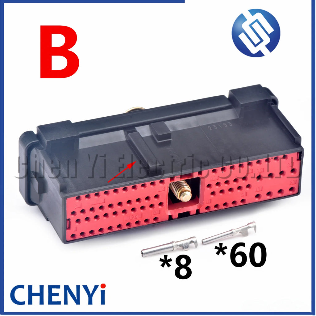 68 Pin Automotive waterproof connector 776315-1 776315-2 17284 With Pins For DETROIT Diesel 60 SERIES 14.L Engine Plug Socket