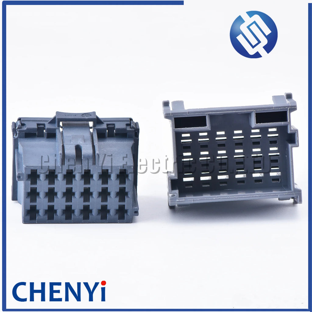 Grey 18 Pin male female Connector Automotive  Plug Unsealed Electric Harness Socket 8-968974-1 1-967629-1 With Terminals