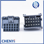 Grey 18 Pin male female Connector Automotive  Plug Unsealed Electric Harness Socket 8-968974-1 1-967629-1 With Terminals