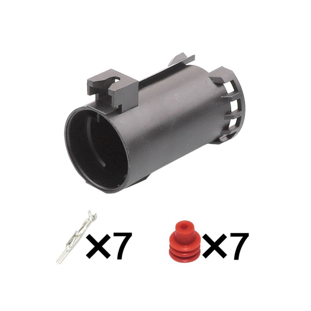 7-Pin Connector Waterproof 3.5mm Male Female Connector Automotive Wiring Harness Cable Plug for Great Wall 12110751 12110753