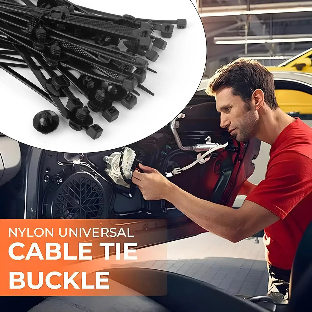 Car Clamp Fastener Screw Replacement Automotive Cable Tie Buckle Wire Management Fender Trunk Engine Skid Plate Tools 10pcs