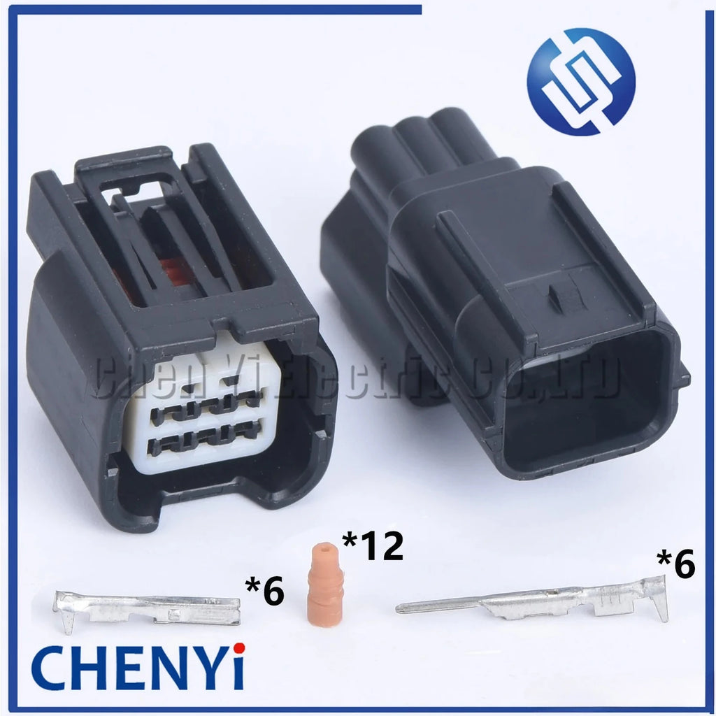 6 pin Automotive steering assist pump connector car parking sensor plug 7282-2764-30 7283-2764-30 For Honda Nissan Toyota