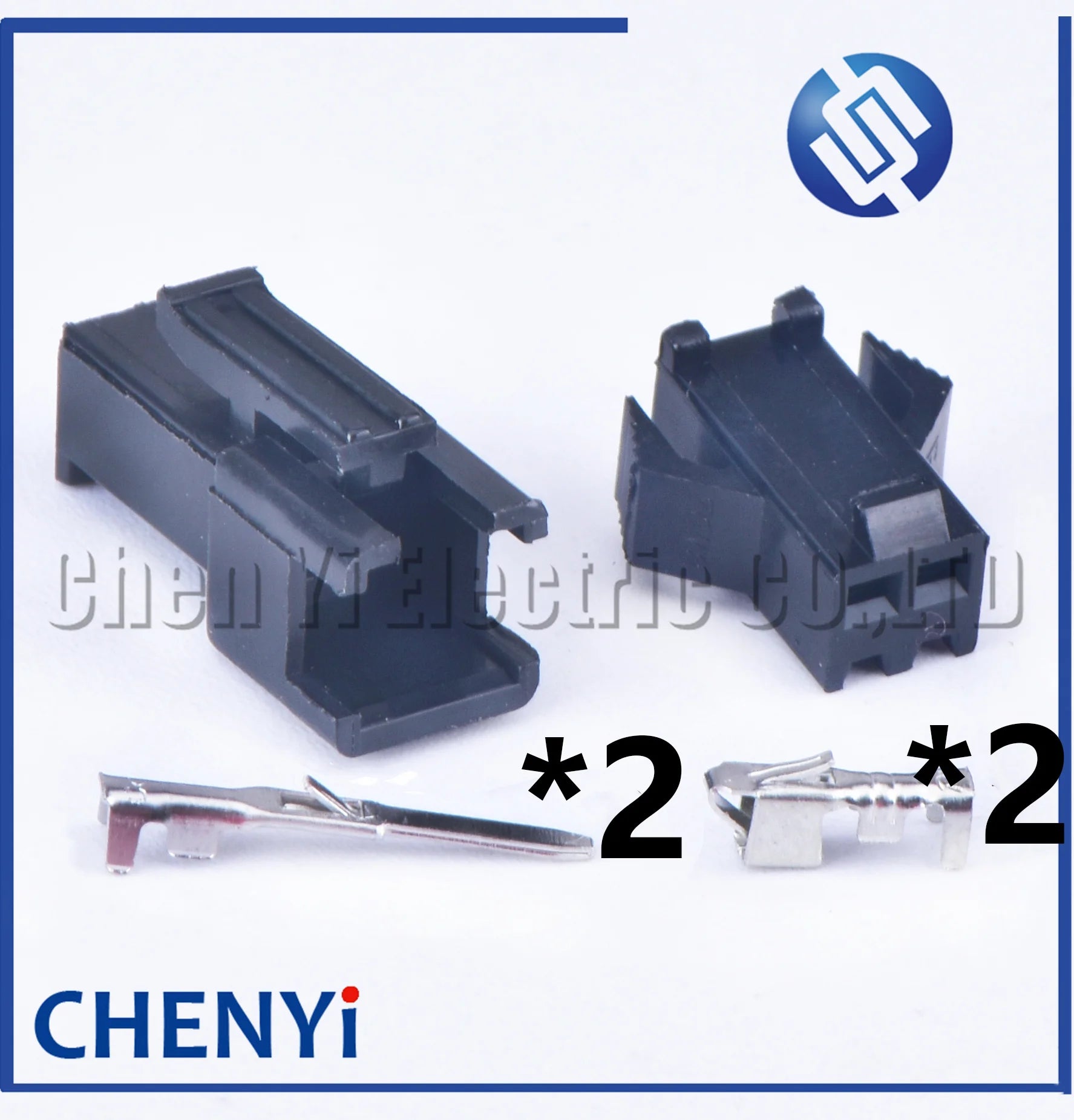 2 Pin SM series SM2.5-2P connector For Automotive electrical Home appliance toy battery charging interface wire harness plug