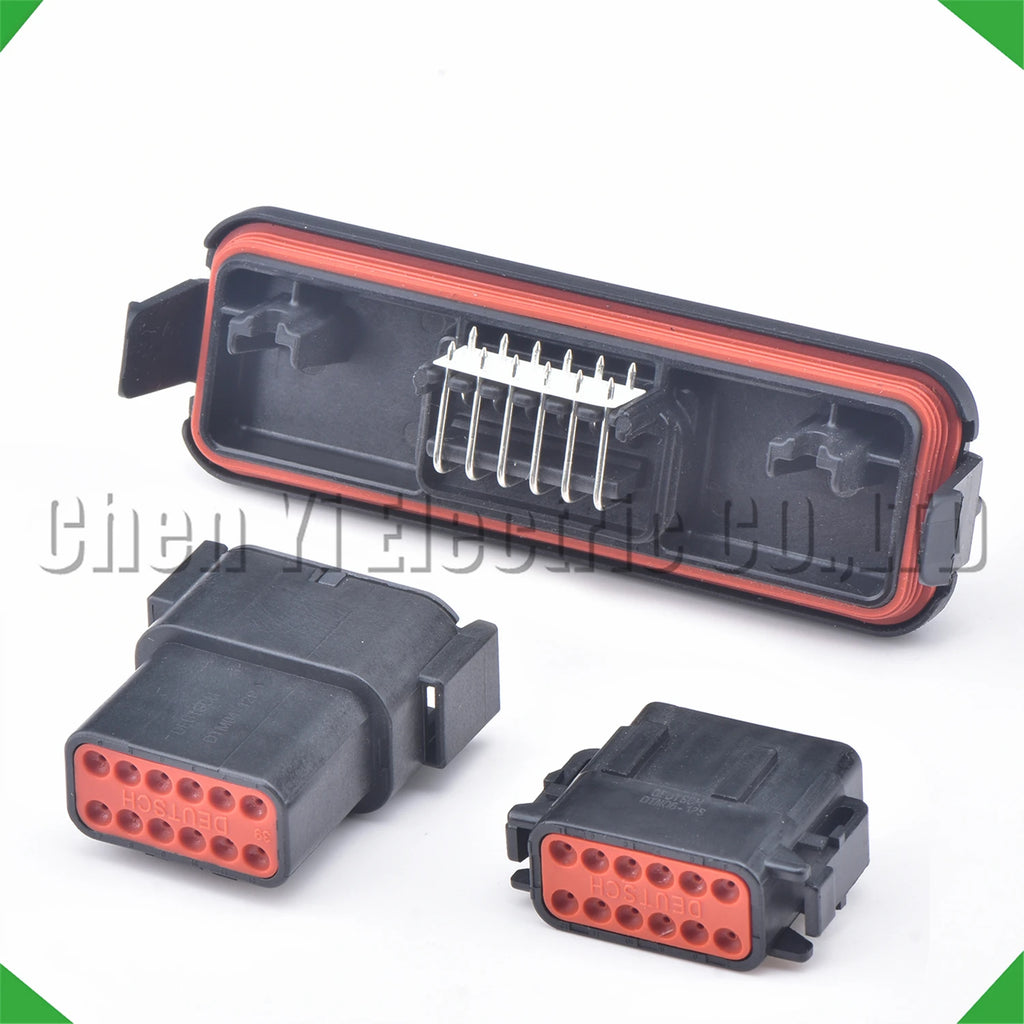 12-Pin Auto Connector Black Sealed waterproof connector Automotive Connector Heavy