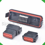 12-Pin Auto Connector Black Sealed waterproof connector Automotive Connector Heavy