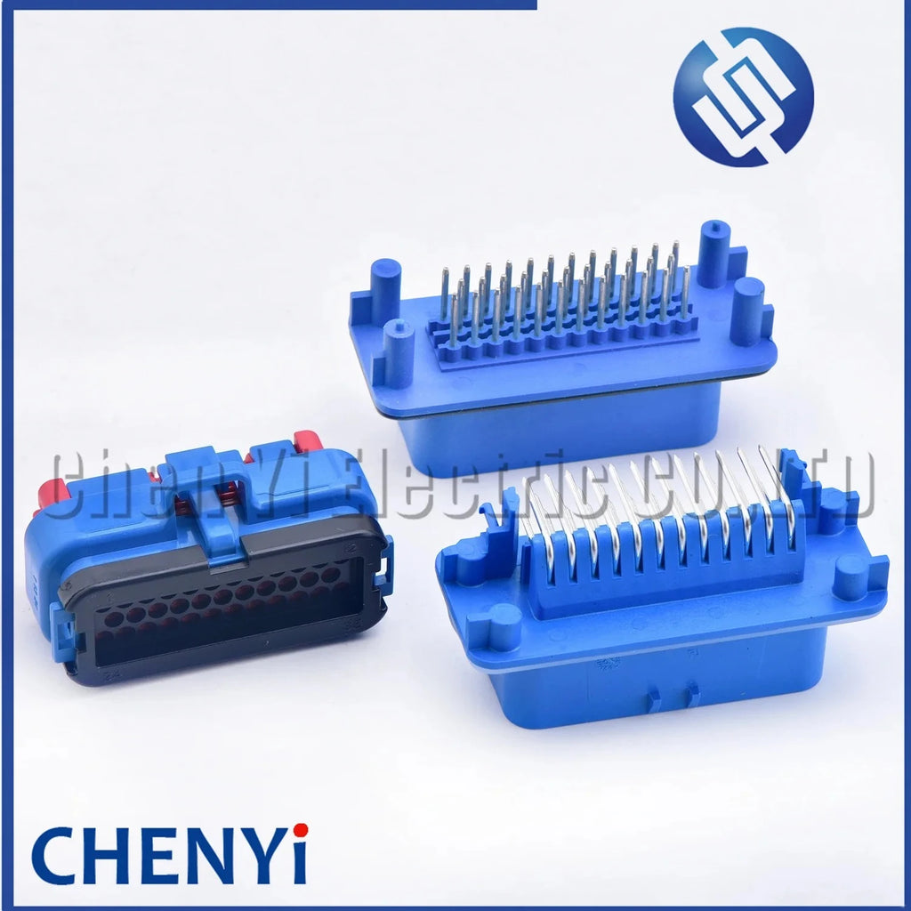 35 Pin Blue auto Waterproof Connector Sealed Ecu Board PCB Plug socket 776164-5 776231-5 776230-5  776163-5 1-776231-5
