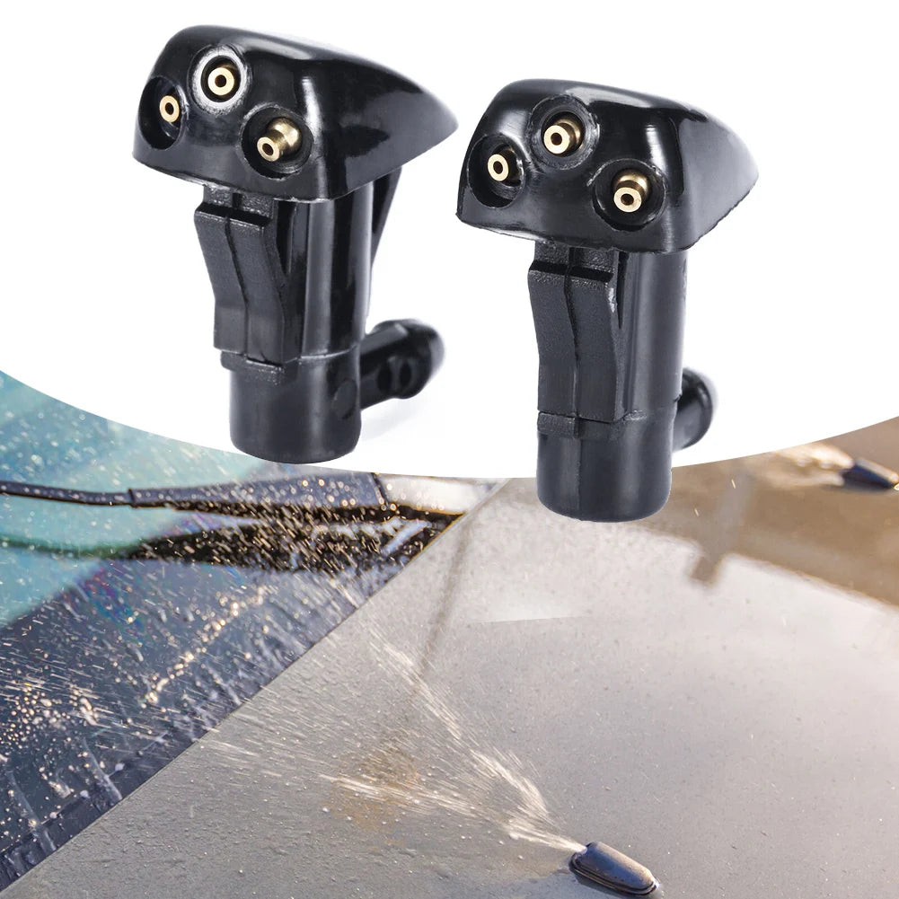 2Pcs Car Windscreen  Washer Jet  Spray Nozzle  For Hyundai For Tucson 986302E100 Dual Holes Windshield Nozzle Water Spray Jet