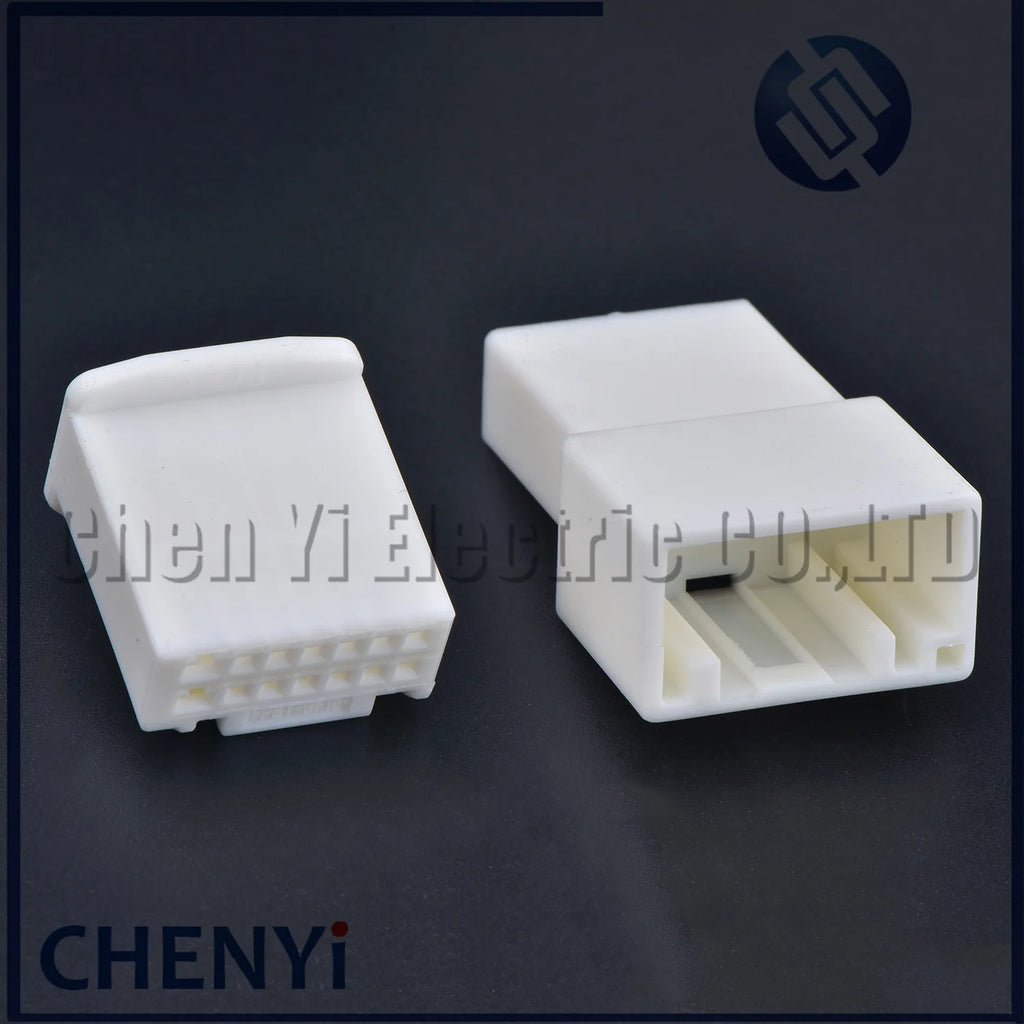 1 set 14 Pin Automobile connector Male Female Multi function seat plug Audio amplifier plug 90980-12804 for Toyota Honda Nissan