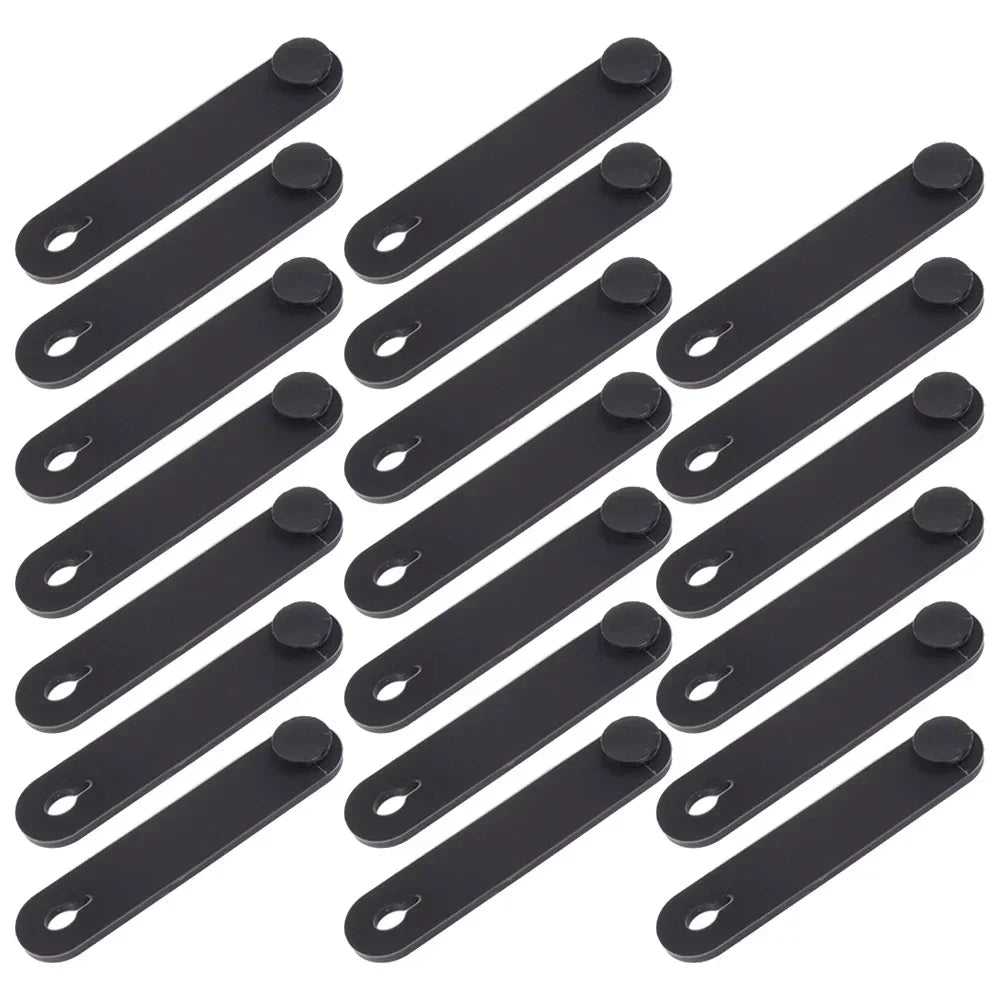 1-20pcs Motorcycle Rubber Wire Tie Universal Motorcycle Rubber Frame Securing Cable Wire Harness for Wiring Harnesses Accessorie