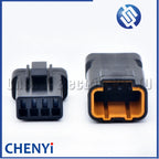 5 sets black 4 Pin JWPF type Male or Female Automotive Waterproof Cable Connector Butt Plug 04R-JWPF-VSLE-S 04T-JWPF-VSLE-S