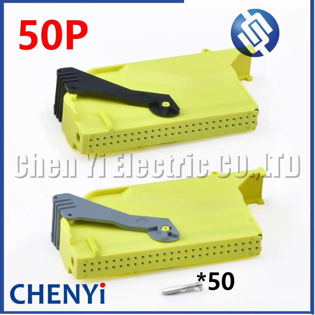 50 Pin Automotive connector female Wire harness plug 50GIT-CL-1A-01H-03 50GIT-CL-1A-01-02 With pins For JST