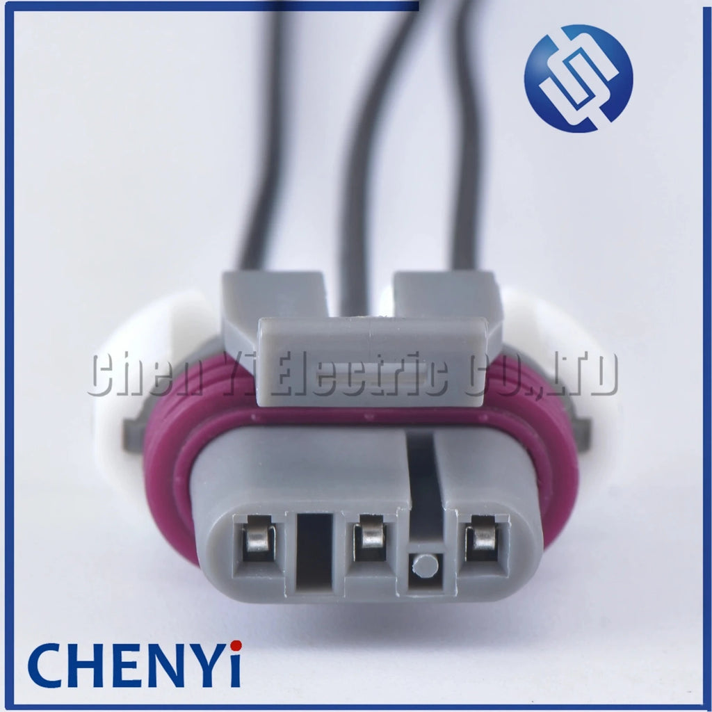 3 Pin female LS MAP And 58x Crank Engine Speed Sensor auto waterproof connector Wiring plug 12129946 with 15cm wires