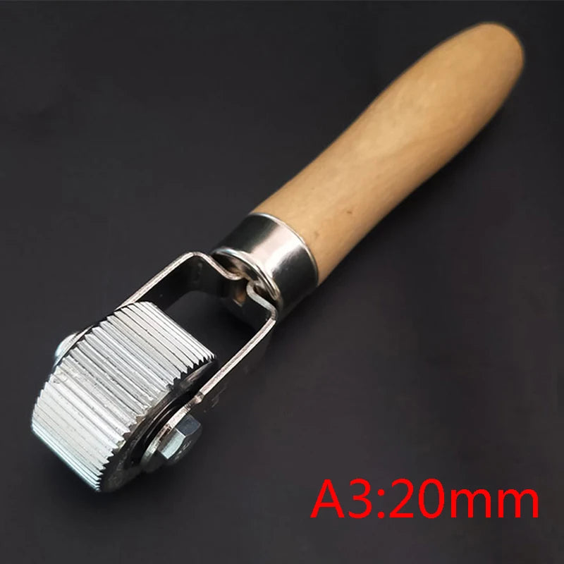 1pc Car Sound Deadening Roller Smooth Insulation Roller Metal Noise Deading Tool Metal Wood Color EasyToCarry Material Effective