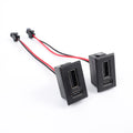 Female Usb Lamp Charging Socket Power Socket Type-C Double Layer Usb Base Socket with Cable Connector Car Accessories 1/2pcs