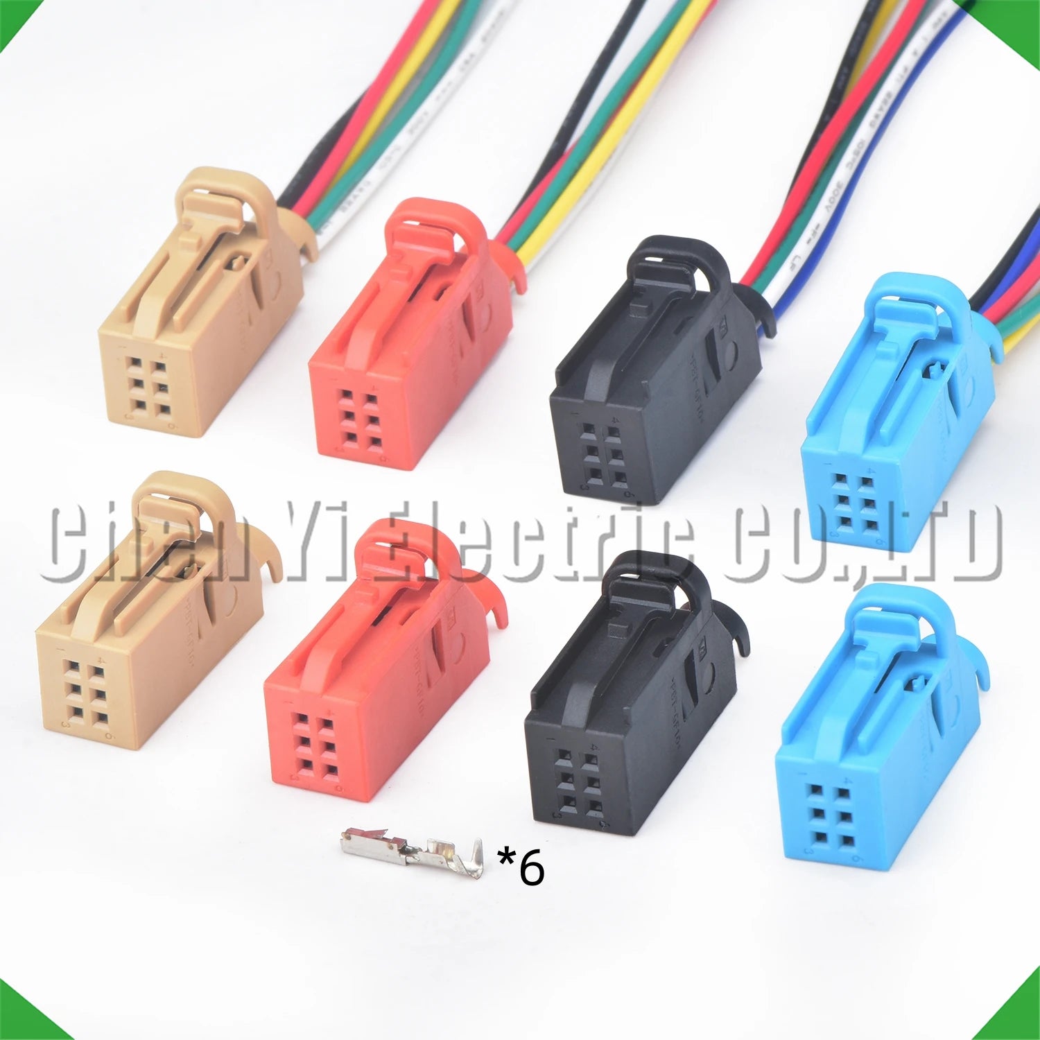 6-Pin Auto Connector Automotive Connectors Driver memory sunshade parking