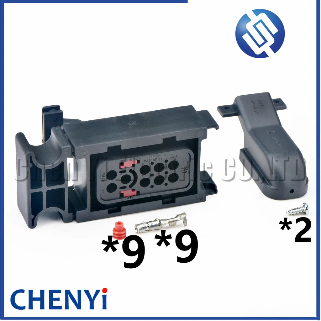 9 Pin Automotive waterproof connector VP44 VP30 Diesel Pump Wire harness plug 965734-4 865737 965736 965739 965738-1