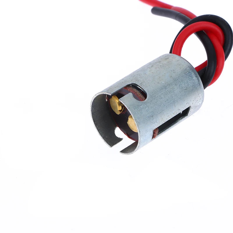 2Pcs BA15S BA15D BA9S T9 Car Brake Light Turn Signal Lamp Holder Bulb Socket Halogen Headlamp Pigtail Connector Holder
