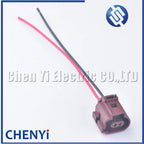 2 Pin Auto Connector Electric hand brake rear brake wheel cylinder motor Wire harness Plug 6X0973802A 1J0973702A 1J0 973 702A