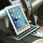 Steering Wheel Tray Table Deluxe - Multifunctional Car Storage Rack With Card Table Functionality - Durable Plastic Construction
