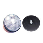 2/1pcs Circular Reflector Car Universal Trucks Motorcycle Night Reflector Safety Reflector Motorcycles ATV Bikes Accessories