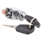 New Battery Safety Pack Box Lock W/2 Key Ignition Lock Metal For Motorcycle E-Bike Scooter Lgnition Switch Battery Safety Box