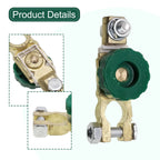 Auto Battery Terminals Quick Disconnect Isolator Cut Off Switch Auto Cables Connectors Wire Fits Standard Negative Terminal