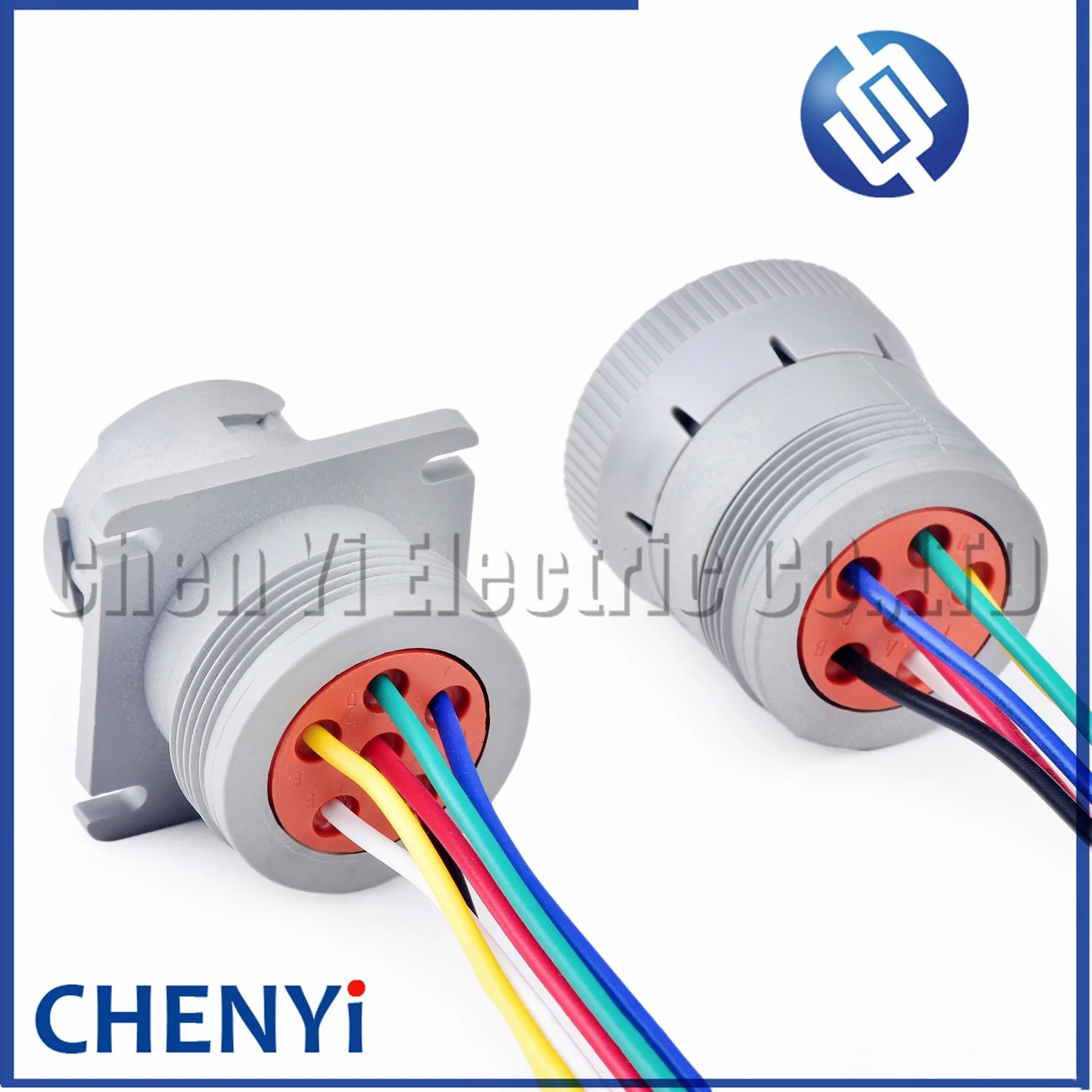 Gray 6 Pin HD16-6-96S HD10-6-96P 1.5mm Series Connector Waterproof Flame Retardant Plug For DEUTSCH
